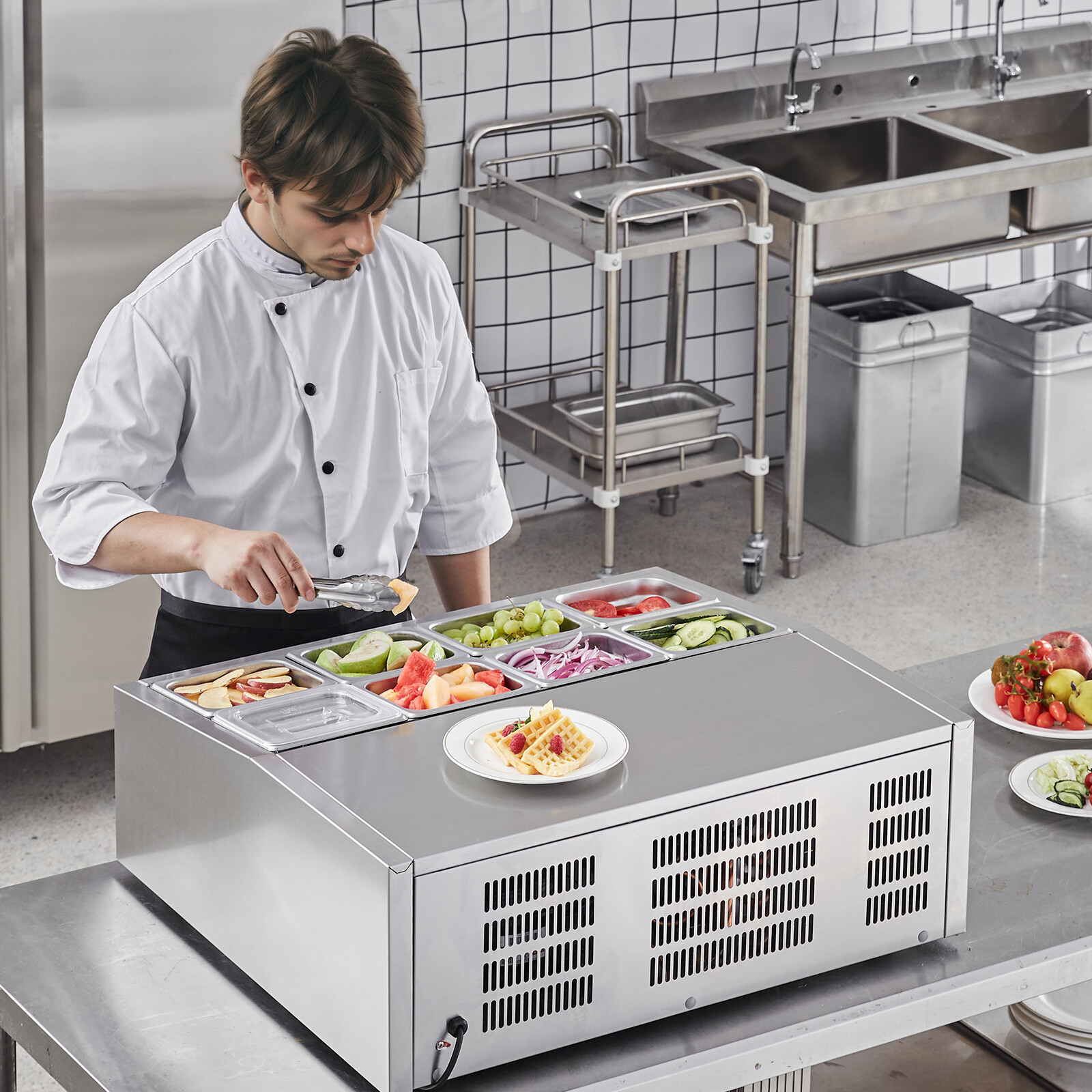 Saladette réfrigérée VEVOR : finissez-en avec les ingrédients chauds en cuisine