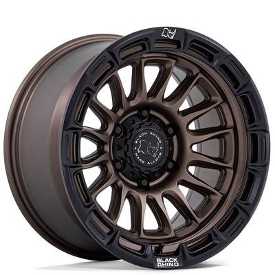 17x9'' Black Rhino Wheels Rival BR025 Burnt Bronze/Matte Black Lip (4pcs)