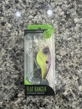 Googan Squad FLAT BANGER Crankbait Fishing Bait Lure, Kosmo Shad (2.5”, 1/2oz)