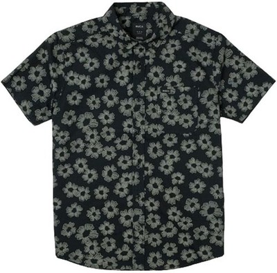 RVCA THATLL DO PRINT Men's S/S Button Up Shirt - KVC6 - Large - NWT