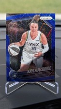 Kayla McBride 2025 Panini Prizm WNBA Blue Velocity Prizm Card #45