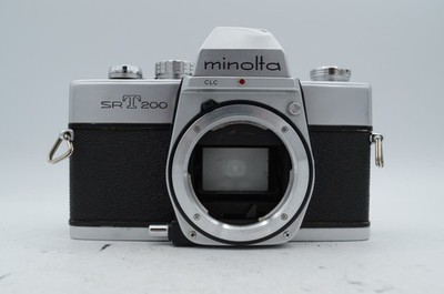 Minolta SRT 200 35mm Film Camera Body, Chrome (Minolta SR Mount)