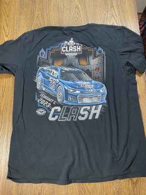 NASCAR 75th Anniversary Shirt XL Busch Clash 2023 Camaro LA Coliseum 23pit2pit
