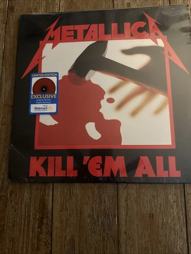 Metallica Kill Em All LP Sealed Walmart Exclusive Red Vinyl Limited