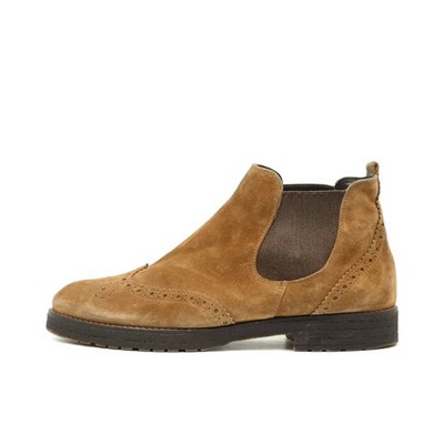 Paul Green Damen Chelsea Wildleder Stiefelette Braun Rutschfest Boots EU 39