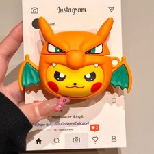 Dragon Earphone Case For Apple Airpods 4 1 2 3 Pro Pokemon Silicone Soft Cover