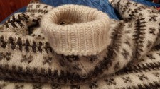 Norwegerpullover mit Rollkragen