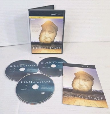 Handel: Giulio Cesare (3 DVD Set + Booklet) Opus Arte Opera Baroque Opera Music