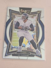 2024 Panini Select J.C. Latham Concourse RC #11 Titans