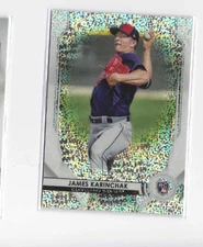 2020 Bowman Sterling Rookies Speckle Refractor James Karinchak #BSR-61 #'d 08/99