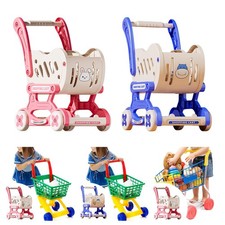 Carrello della spesa per bambini, carrello da supermercato, giocattolo per