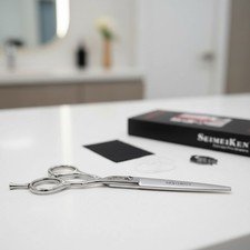 Ultra-Sharp 6  Hair Shears with Ergonomic Handle - Perfect for All Hair Types
