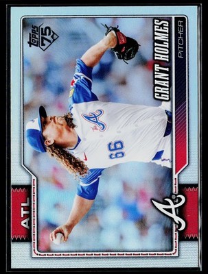 2026 Topps #182 Grant Holmes Green Rainbow Foil