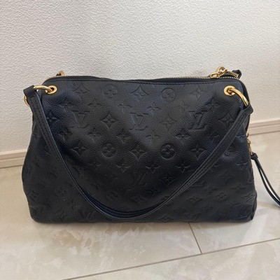 LOUIS VUITTON Pontue PM Black Women #QYDRCF