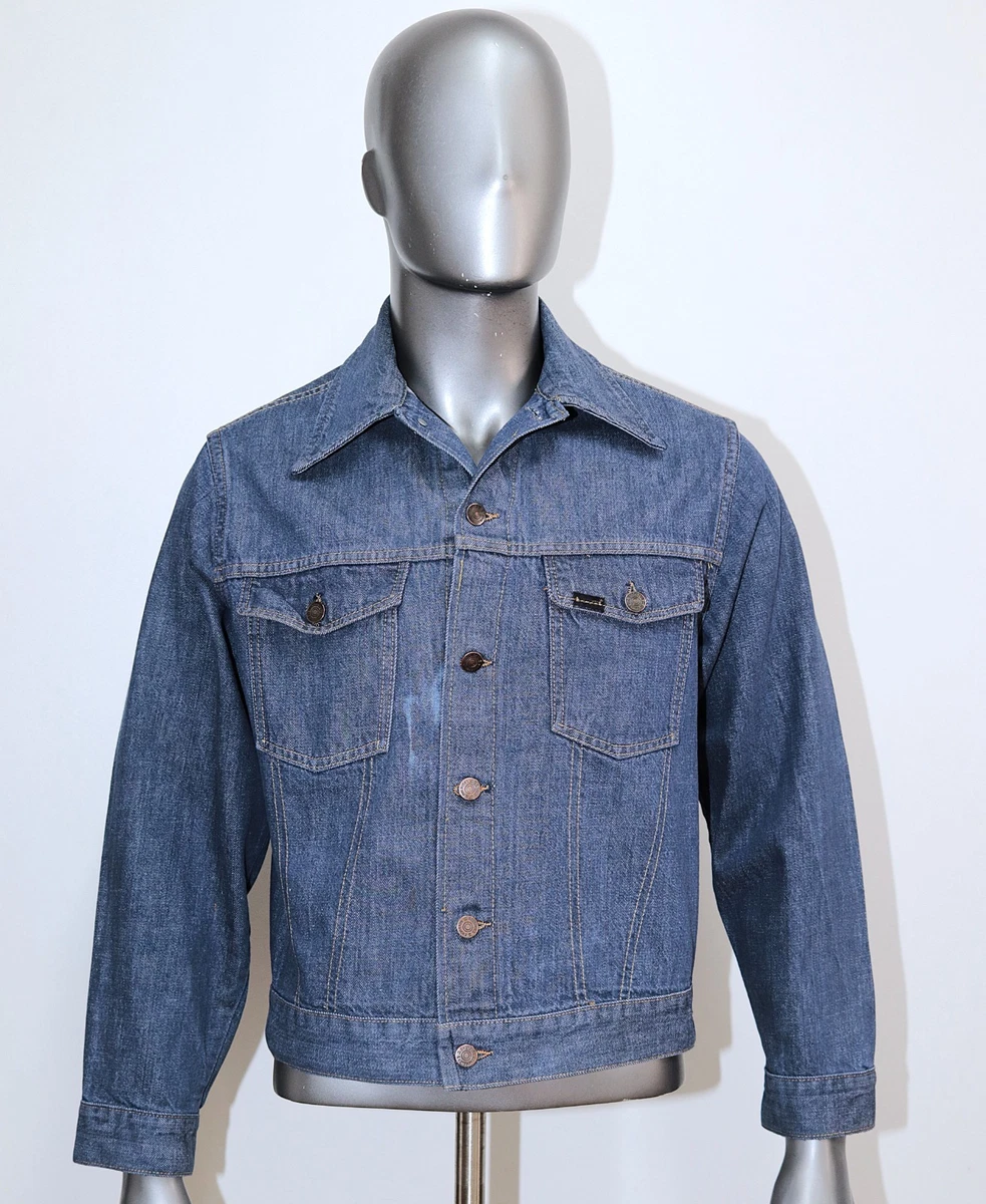 Denim Multi-Color Original Vintage Outerwear Coats & Jackets for