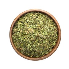 Menta verde seca premium triturada calidad