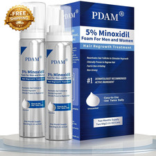 5 Minoxidil for Men and Foam  2 PACK Clinically Proven to Regrow Thinning Hair