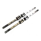 (Lot of 4) THK SSR25 Linear Bearings w/ (2) Unbranded 25-1/4" Y80280KB Rails