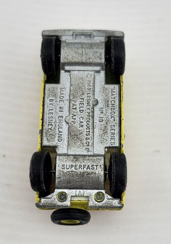 Lesney Matchbox 75 Series 18 E Field Car - Made in England - 1969 - Picture 6 of 6