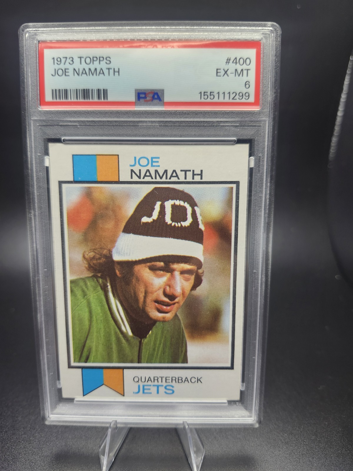 1973 Topps - Joe Namath #400 PSA 6 New York Jets-Broadway Joe