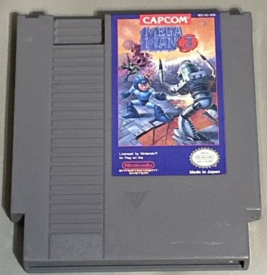 Mega Man 3 NES Authentic Capcom Nintendo Cartridge Tested Working Clean Label