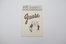 Vintage Grease Musical Program 1973 Toledo Masonic Auditorium Theatre