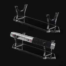 Acrylic Lightsaber Display Stand for Hilt - Transparent Desktop Case
