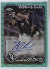 2024 Topps Chrome Update Aqua Wave Refractor /199 Zach DeLoach #AC-ZD Auto 14md