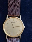 VINTAGE MEN'S DRESS WRIST WATCH SEIKO 5V30-7009 QUARTZ MADE IN JAPAN