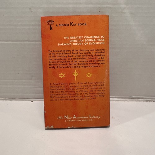 The Meaning of the Dead Sea Scrolls by A. Powell Davies 1956 Vintage Paperback - Picture 2 of 10