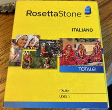 ROSETTA STONE Italian Version Level 1 Italian Language CD