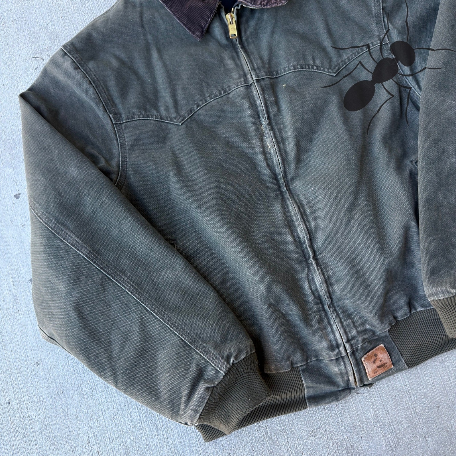 Carhartt J14 MOS green Santa Fe work wear jacket thumbnail 2