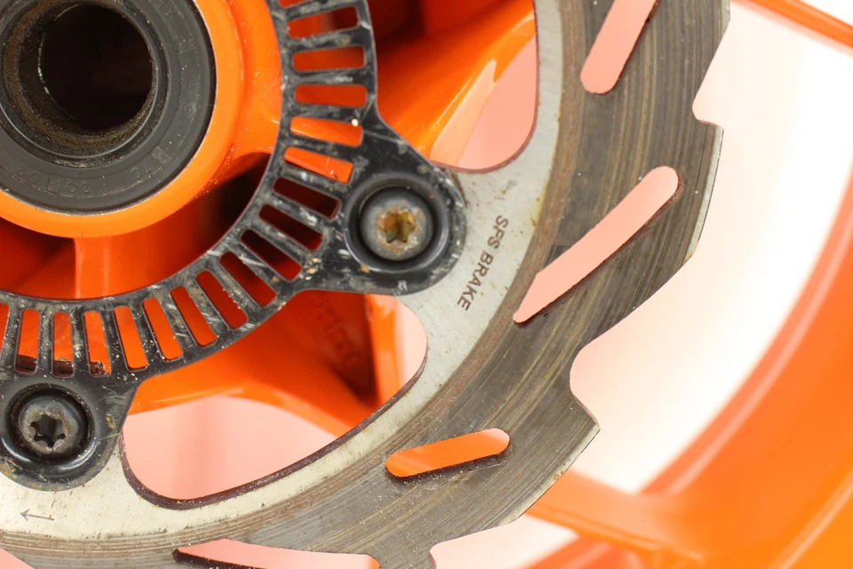 2020 KTM 790 DUKE OEM REAR BACK WHEEL RIM STRAIGHT READ - Image 3 of 4