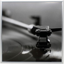 Silver Music Album Frame - Made to Display Vinyl LP Covers 12.5" x 12.5" - Br...