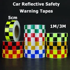Car Reflective Safety Warning Conspicuity Tapes Sticker Film Warning Strips 