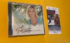 Olivia Newton John Gaia One Woman's Journey Autograph CD with JSA COA