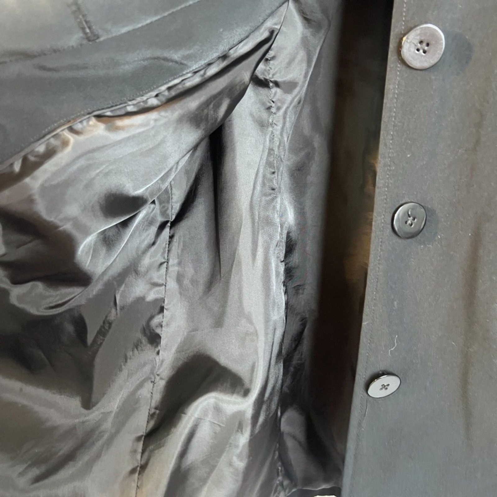 Merona Button Front Lined Basic Black Lightweight… - image 6