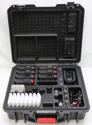 Aputure MC Pro RGB LED Light Panel Production 8-Light Kit w/ Charging Case MINT!