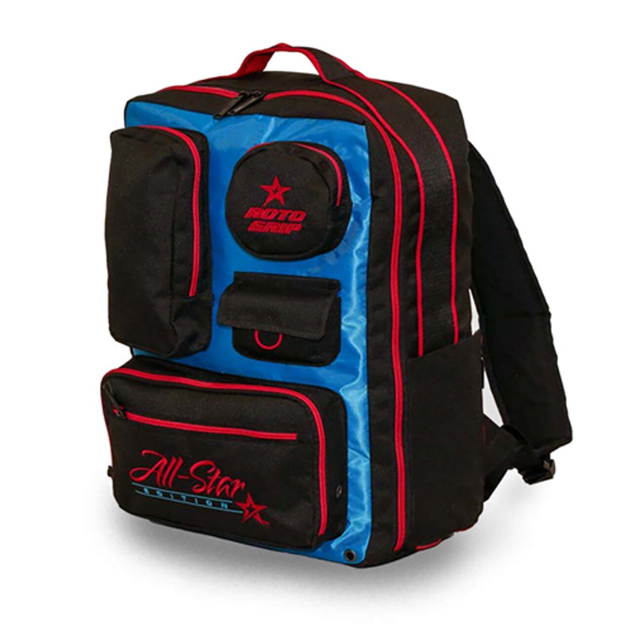 Roto Grip All-Star Topliner Bowling Backpack Competitor Series (Black/Red/Blue)