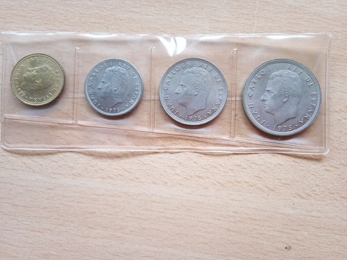 ESPAÑA JUEGOS MONEDAS JUAN CARLOS AÑO 1975*78