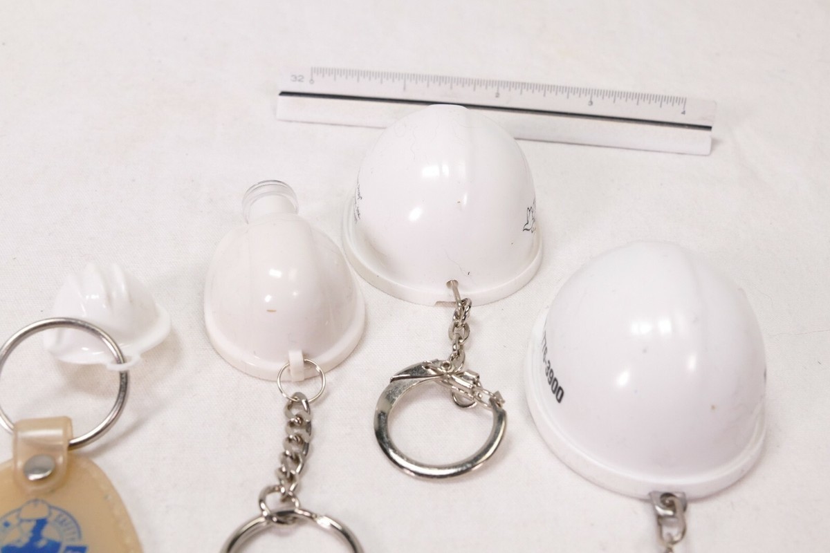 Hard Hat Keychain With Flashlight & Bottle Opener - Set Of 4 | Fun Construction-Themed Gifts - View #13