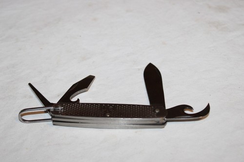 Camillus US Army Folding Military Scout Knife Heavy Duty Stainless Steel 1992 - Picture 11 of 22