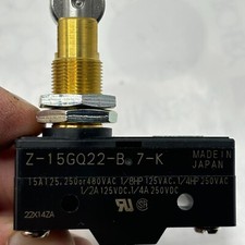 OMRON Z-15GW2277-B7-K Snap Action Switch, Hinge Lever, 1NO/1NC 3XG53