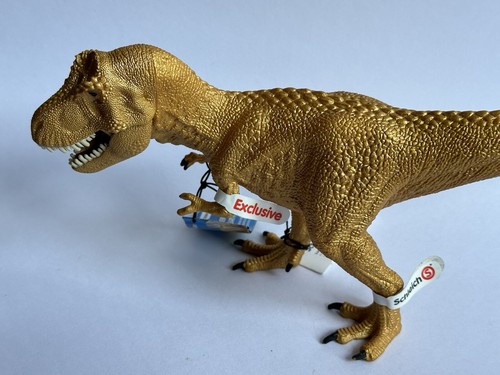 Schleich Golden Bundle: Gold Lion, T Rex & Piglet Rare/Special/Exclusive - Picture 3 of 10