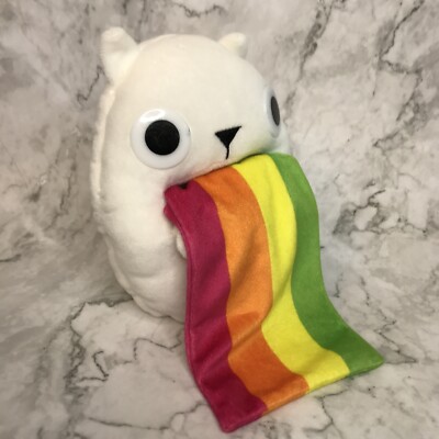 Exploding Stuffed Animal Exploding Kittens Rainbow Ralphing Cat Plush Stuffed Animal Toy White ...