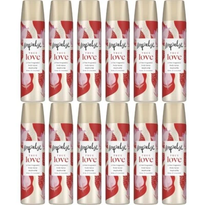 Impulse True Love Body Spray 75ml x 12