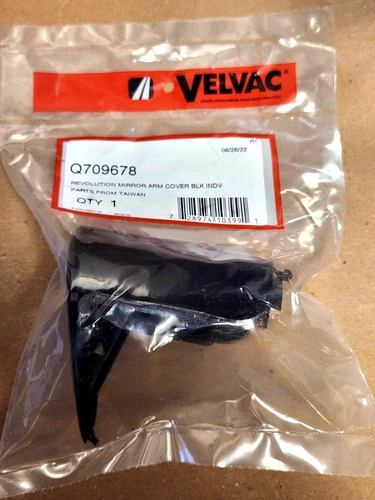 Velvac Q709678 Revolution Mirror Fold-A-Way Black Base Cover, Snap-On Plastic