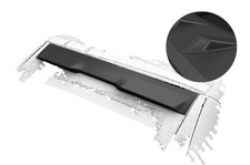 Heckscheibenblende Heckspoiler lackierfreundlich für Mercedes SLK/SLC HSB124-L