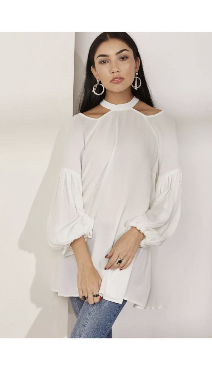 Free People Halter Neck Boho Mini Dress Shirt S