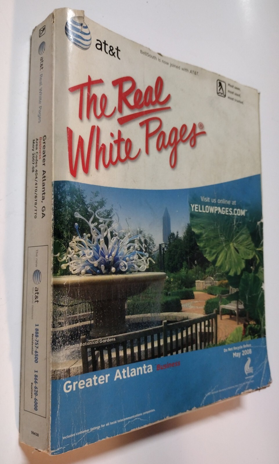 May 2007 2008 Atlanta Business Phone Book Phone Directory eBay